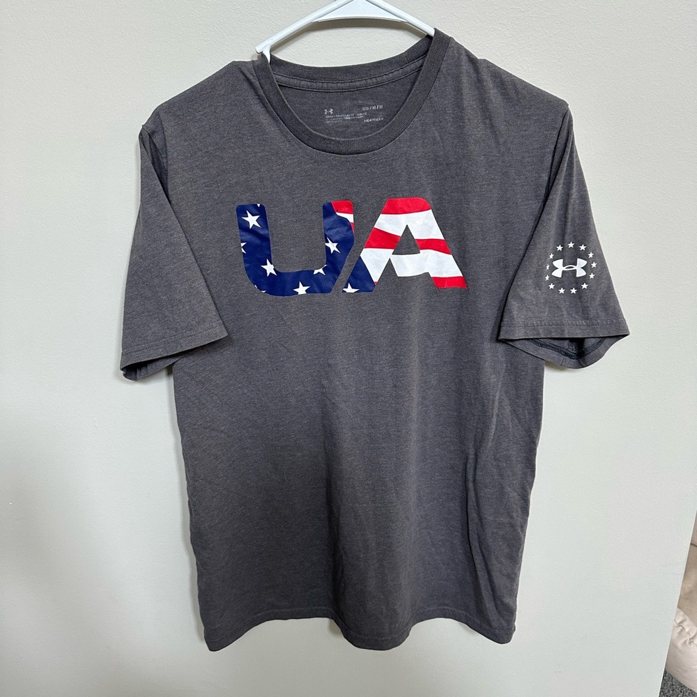 Under Armour Patriotic T Shirt Medium